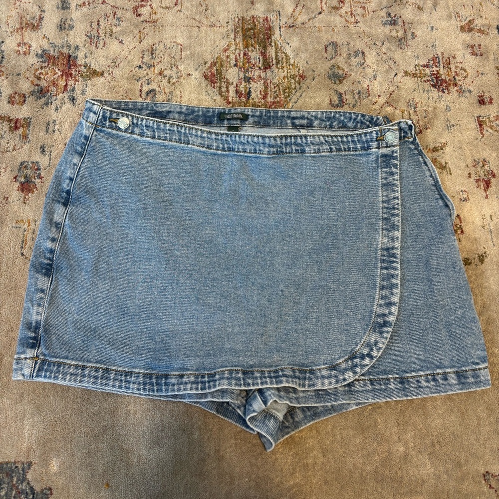 Wild Fable Light Blue Denim Skort